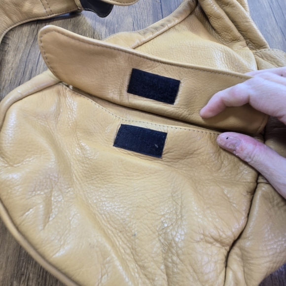 Vtg AmeriBag The Healthy Back Bag Leather Sling Backpack Made In Usa main image 10